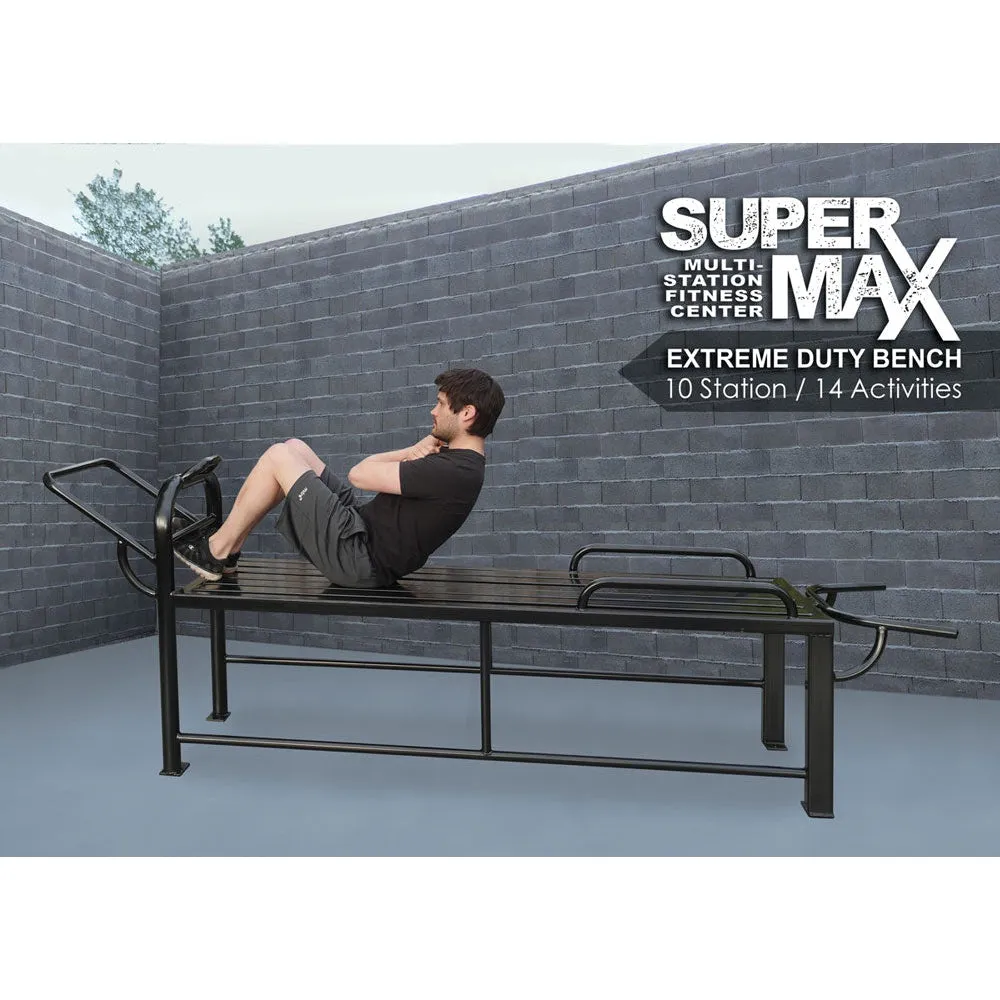 SuperMAX Extreme Duty Bench 10 Station