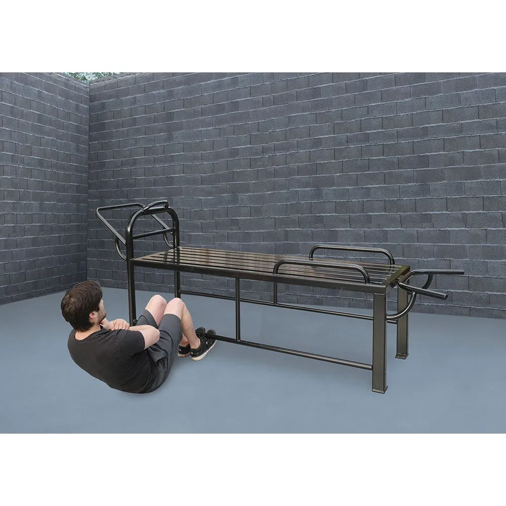 SuperMAX Extreme Duty Bench 10 Station