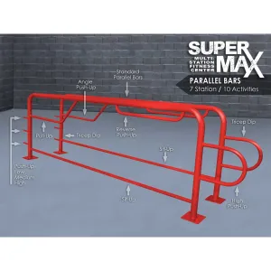 SuperMAX Super Duty Parallel Bars