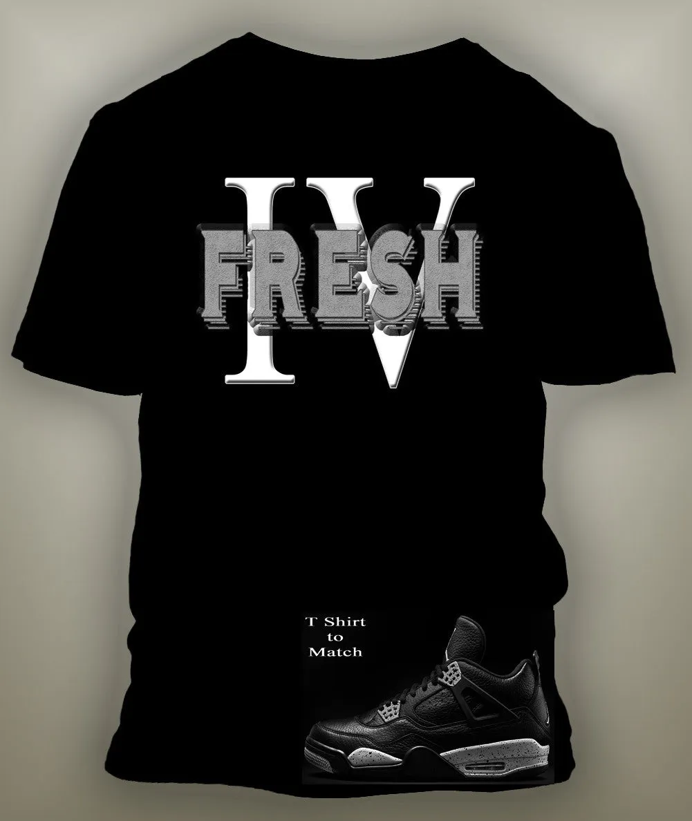 T Shirt To Match Retro Air Jordan 4 Oreo Shoe