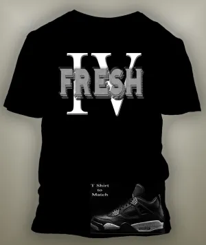 T Shirt To Match Retro Air Jordan 4 Oreo Shoe