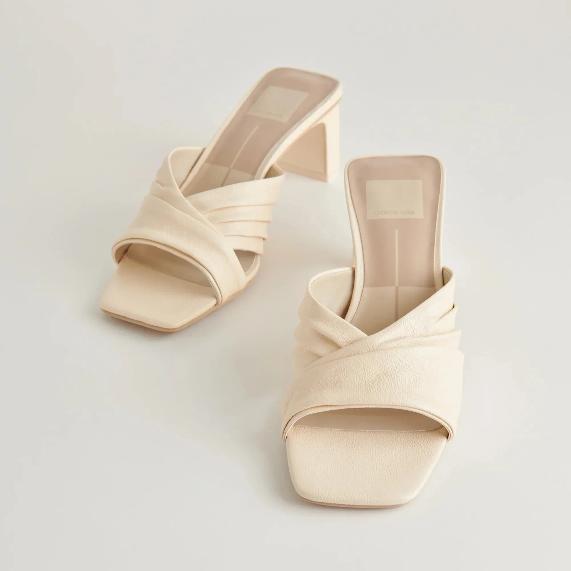 The Carlan Heels by Dolce Vita - Bone Leather