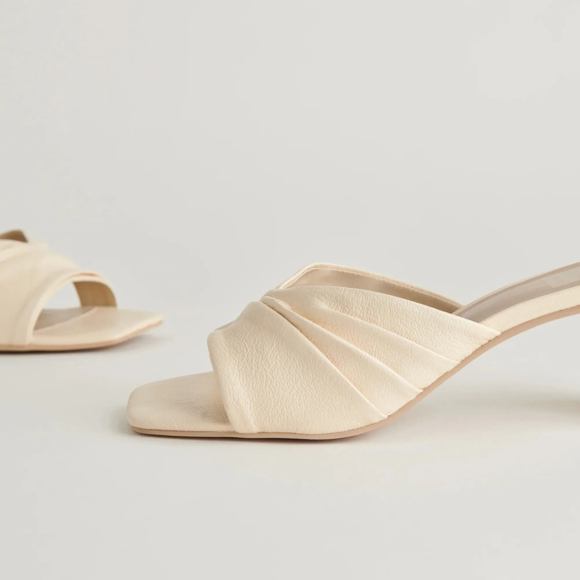 The Carlan Heels by Dolce Vita - Bone Leather