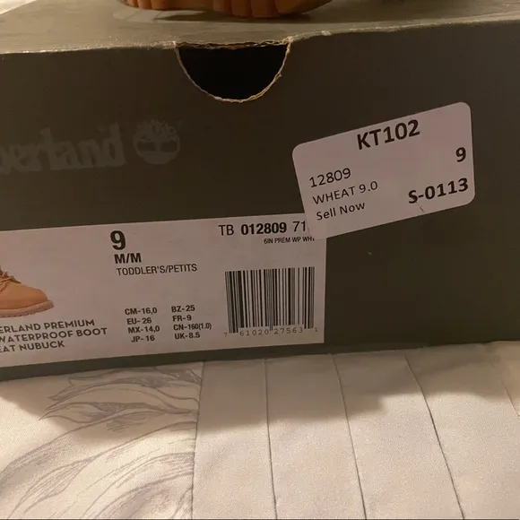 Timberland boots size 9c