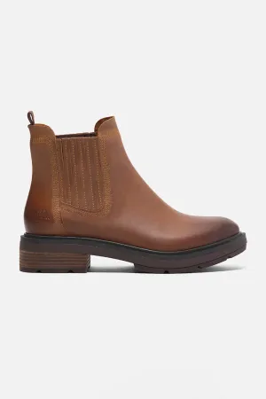 Timberland Brimfield Mid Chelsea Booties for Women in Brown Full-Grain | TB0A2PBBEM4