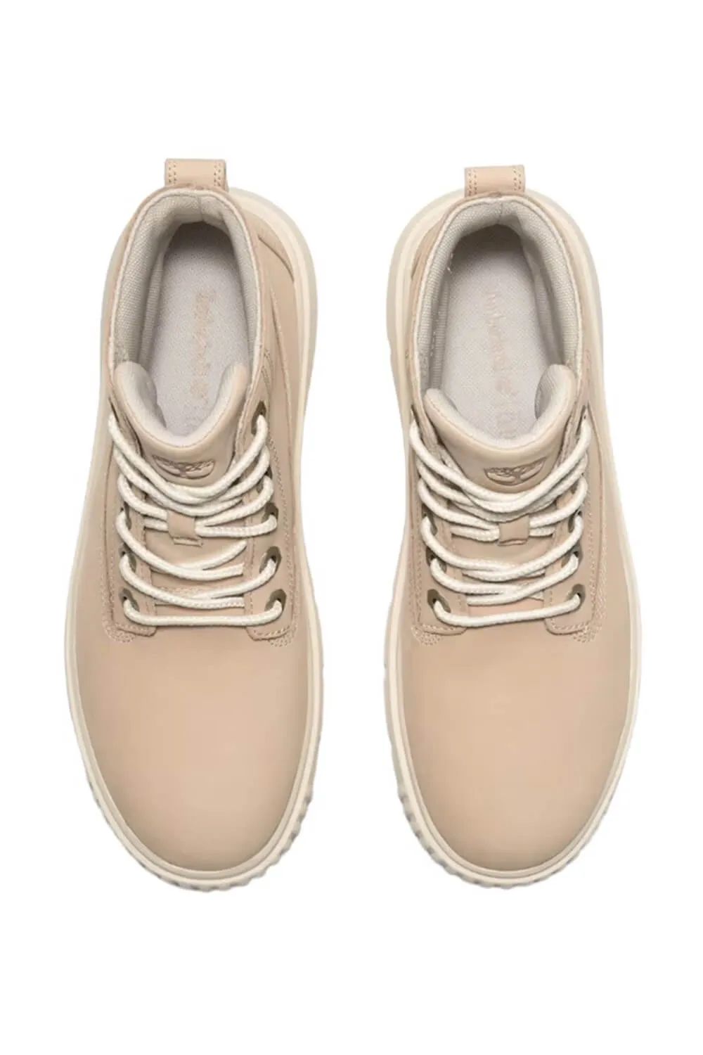 Timberland Greyfield Mid Lace Booties for Women in Lite Beige | TB0A2FT6EN7