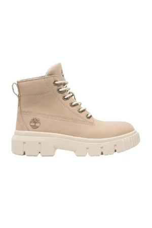 Timberland Greyfield Mid Lace Booties for Women in Lite Beige | TB0A2FT6EN7