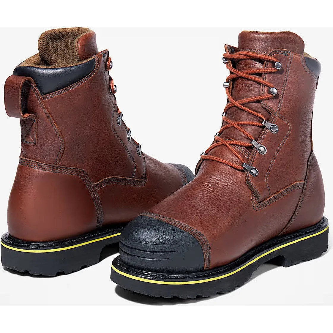 Timberland Pro Men's Bannack 9" Alloy Toe Metguard Work Boot- Brown- TB1A27MG214