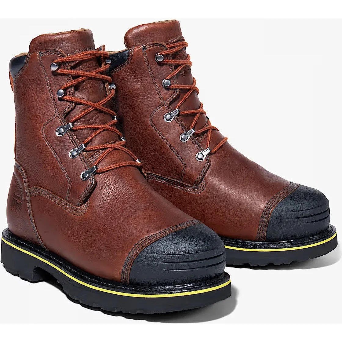 Timberland Pro Men's Bannack 9" Alloy Toe Metguard Work Boot- Brown- TB1A27MG214