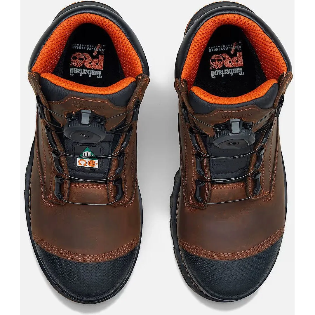 Timberland Pro Men's BOA Boondock 6" Comp Toe WP Work Boot-Brown - TB0A66KYEM4