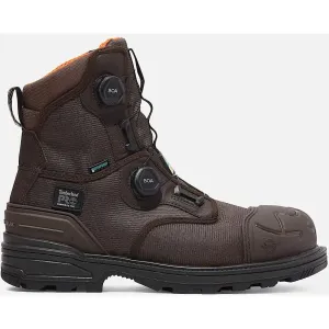 Timberland Pro Men's BOA Magnitude 8" Composite Toe WP Work Boot- Brown- TB0A66MKELE