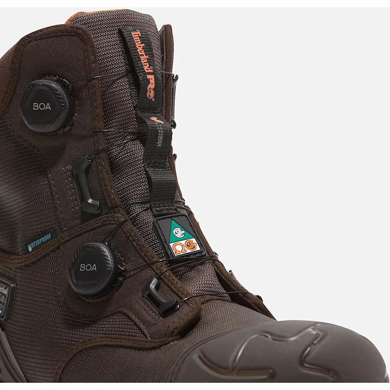 Timberland Pro Men's BOA Magnitude 8" Composite Toe WP Work Boot- Brown- TB0A66MKELE