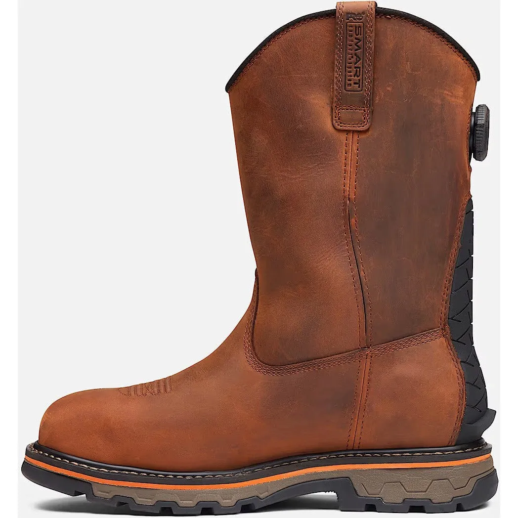 Timberland Pro Men's BOA True Grit WP Pull-On Work Boot -Brown- TB0A66JQEM4