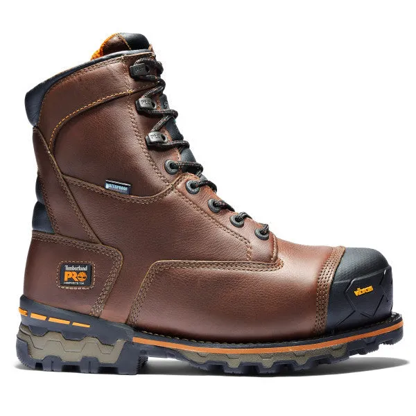 Timberland Pro Men's Boondock 8" Comp Toe WP Work Boot -Brown- TB189646214
