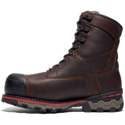 Timberland Pro Men's Boondock 8" Comp Toe WP Work Boot -Brown- TB1A128P214