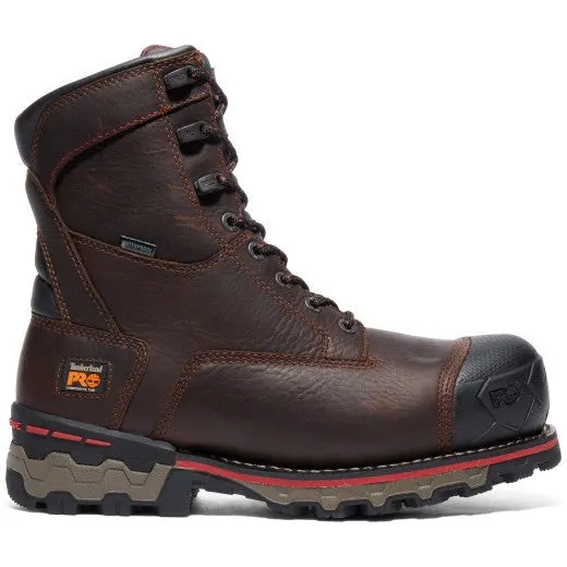 Timberland Pro Men's Boondock 8" Comp Toe WP Work Boot -Brown- TB1A128P214