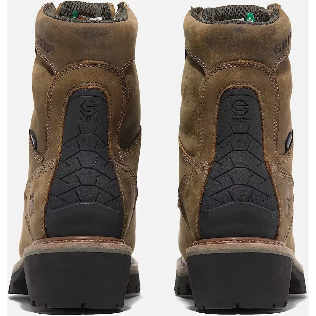 Timberland Pro Men's Evergreen Logger Composite Toe Logger Work Boot- Brown- TB1A28QQ214
