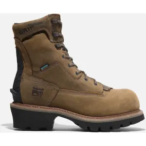 Timberland Pro Men's Evergreen Logger Composite Toe Logger Work Boot- Brown- TB1A28QQ214