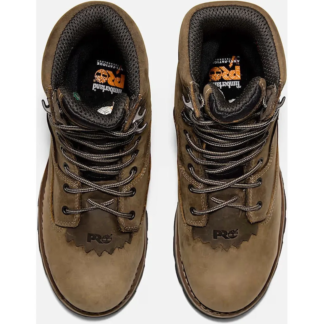 Timberland Pro Men's Evergreen Logger Composite Toe Logger Work Boot- Brown- TB1A28QQ214