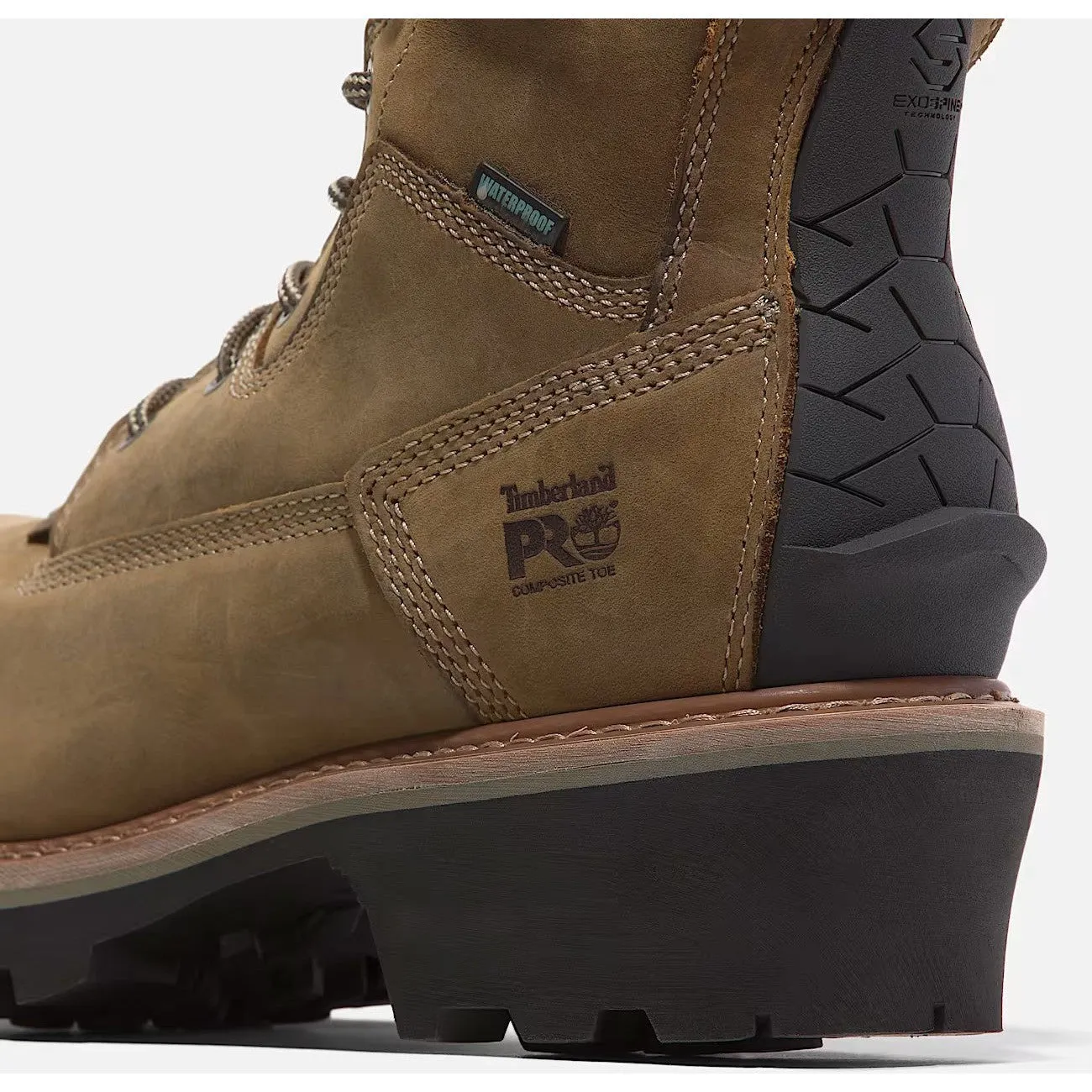 Timberland Pro Men's Evergreen Logger Composite Toe Logger Work Boot- Brown- TB1A28QQ214