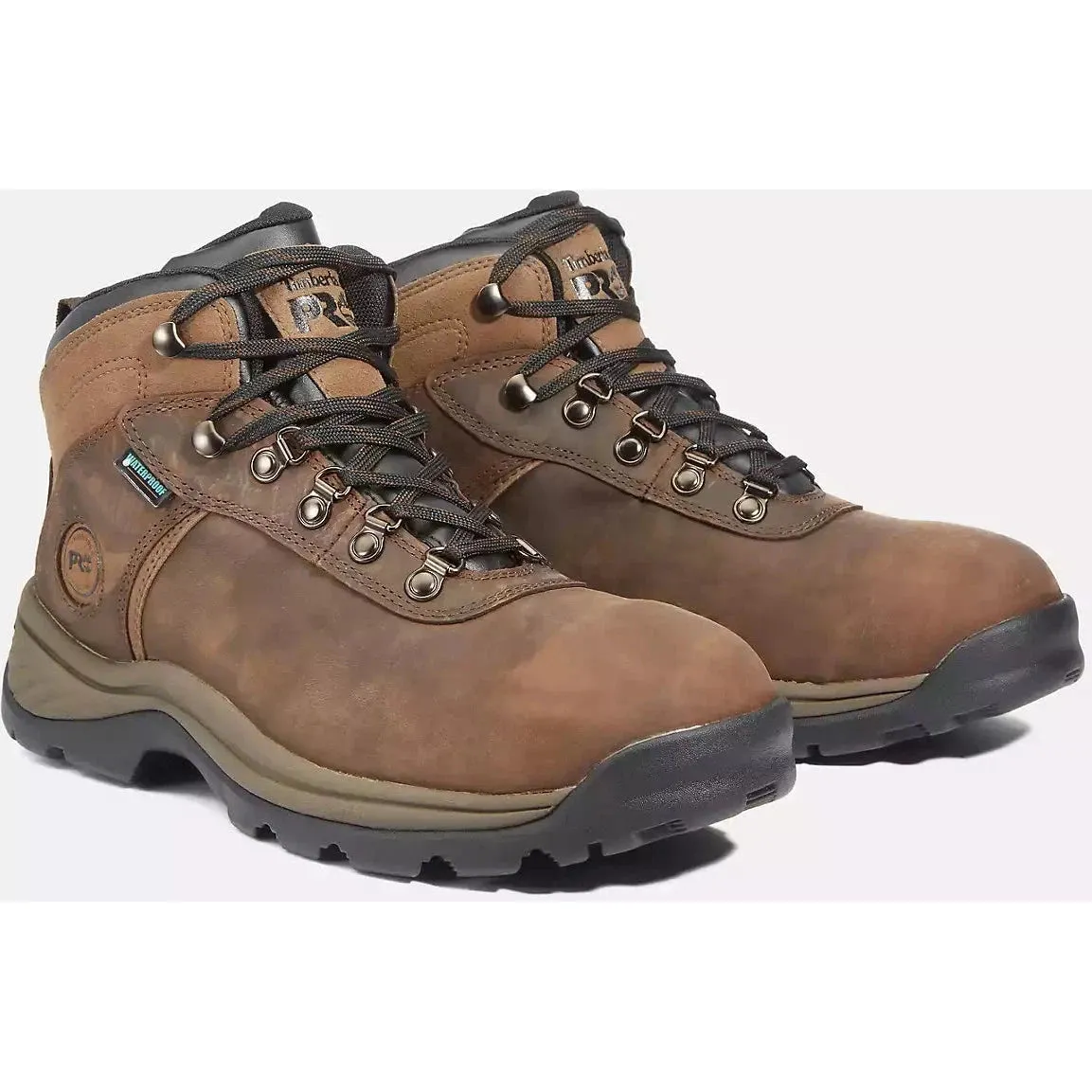 Timberland Pro Men's Flume Steel Toe WP Work Boot -Brown- TB1A1Q8V214