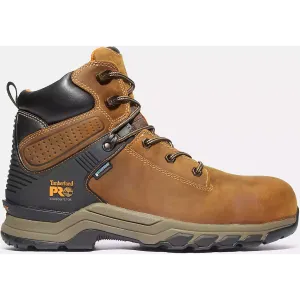 Timberland Pro Men's Hypercharge 6" Comp Toe WP Work Boot -Brown- TB1A1RVS214