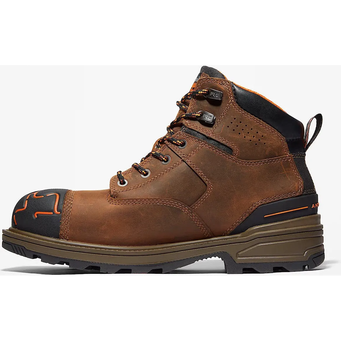 Timberland Pro Men's Magnitude 6" Comp Toe Waterproof Work Boot- Brown- TB1A42ZY214