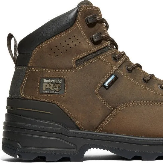 Timberland Pro Men's Magnitude 6" Comp Toe WP Work Boot- Coffee- TB1A5QFJ214