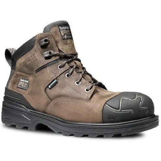 Timberland Pro Men's Magnitude 6" Comp Toe WP Work Boot- Coffee- TB1A5QFJ214