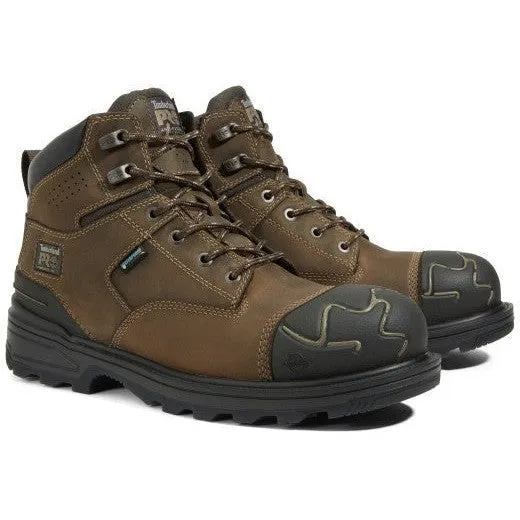 Timberland Pro Men's Magnitude 6" Comp Toe WP Work Boot- Coffee- TB1A5QFJ214