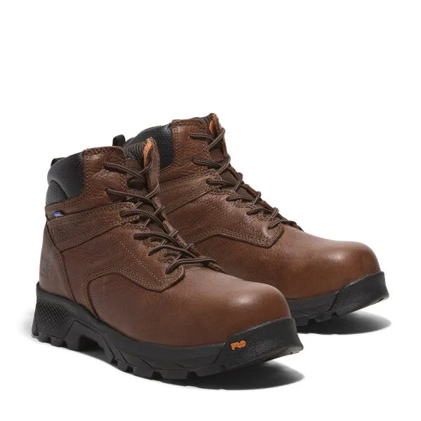 Timberland Pro Men's Titan Ev 6" Comp Toe Work Boot -Brown- TB0A61PF214