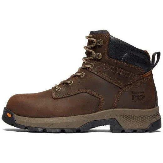 Timberland Pro Men's Titan EV 6" Comp Toe Work Boot- Brown- TB1A5NF6214