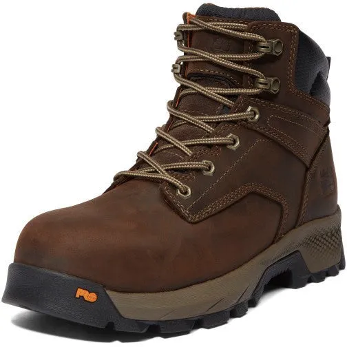 Timberland Pro Men's Titan EV 6" Comp Toe Work Boot- Brown- TB1A5NF6214