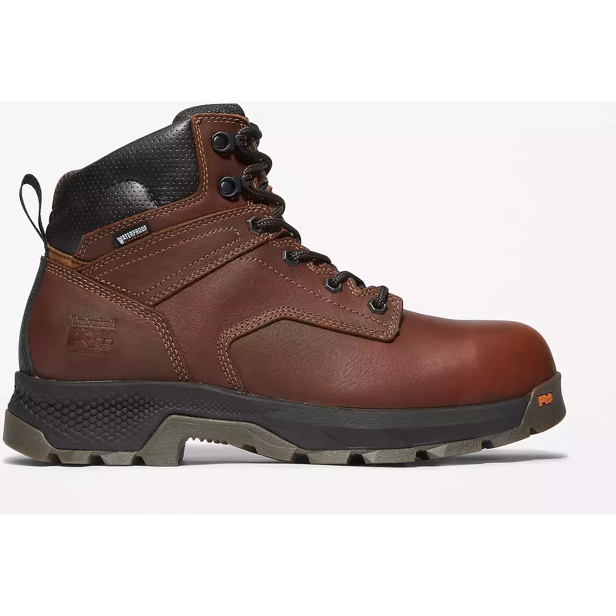 Timberland Pro Men's Titan EV 6" Comp Toe WP Work Boot -Brown- TB1A42FY214