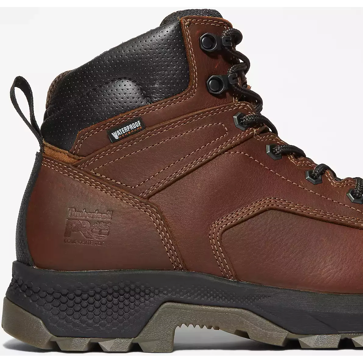 Timberland Pro Men's Titan EV 6" Comp Toe WP Work Boot -Brown- TB1A42FY214