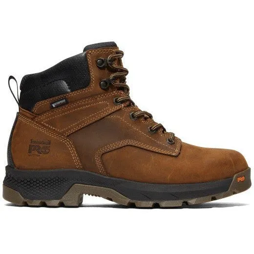 Timberland Pro Men's Titan EV 6" Soft Toe WP Work Boot- Brown- TB1A5M2T214