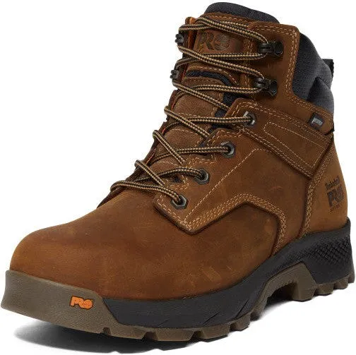 Timberland Pro Men's Titan EV 6" Soft Toe WP Work Boot- Brown- TB1A5M2T214