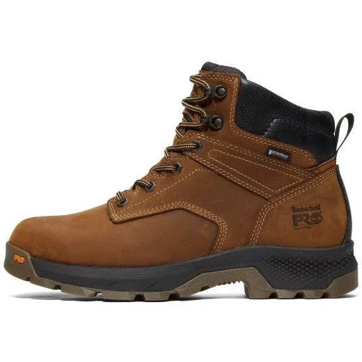 Timberland Pro Men's Titan EV 6" Soft Toe WP Work Boot- Brown- TB1A5M2T214
