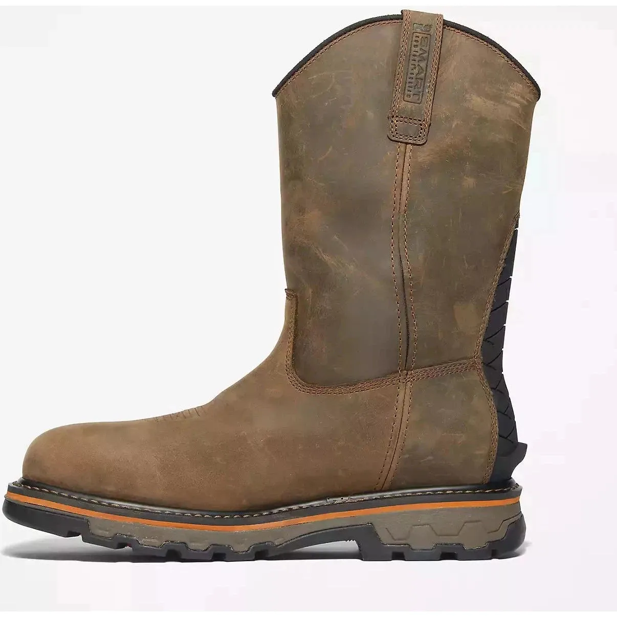 Timberland Pro Men's True Grit Pull On Comp Toe WP Work Boot- Brown- TB1A437Y214