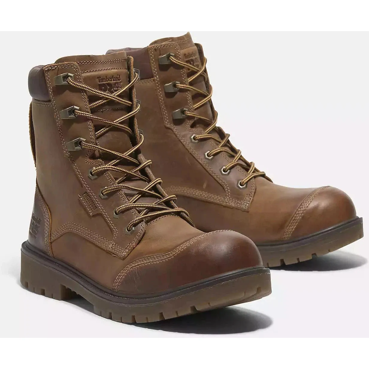 Timberland Pro Men's Whitman 6" Comp Toe WP Work Boot -Brown- TB0A6797EM4