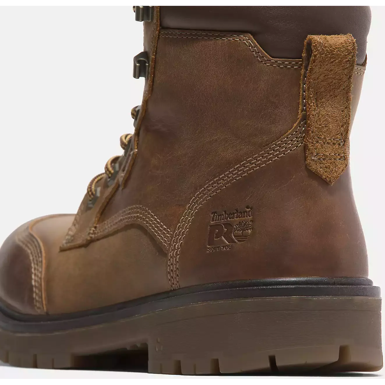 Timberland Pro Men's Whitman 6" Soft Toe WP Work Boot -Brown- TB0A678KEM4