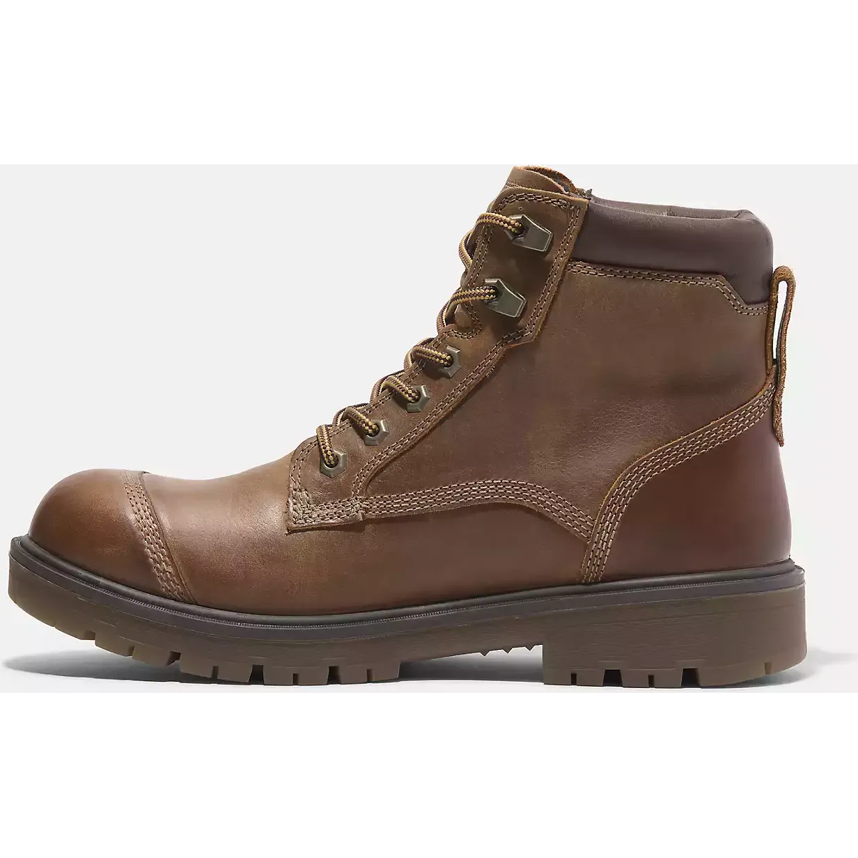 Timberland Pro Men's Whitman 6" Soft Toe WP Work Boot -Brown- TB0A678KEM4