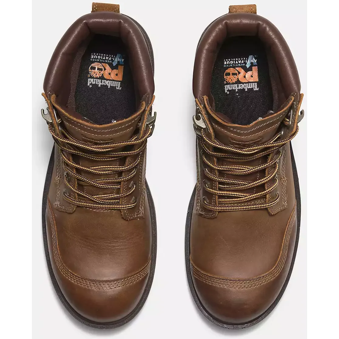 Timberland Pro Men's Whitman 6" Soft Toe WP Work Boot -Brown- TB0A678KEM4