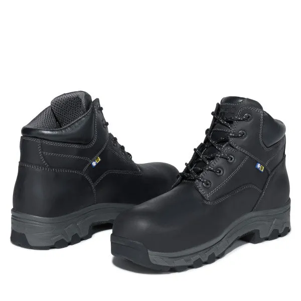 Timberland PRO Men's Workstead 6" Comp Toe Work Boot Black TB1A1Q2W001