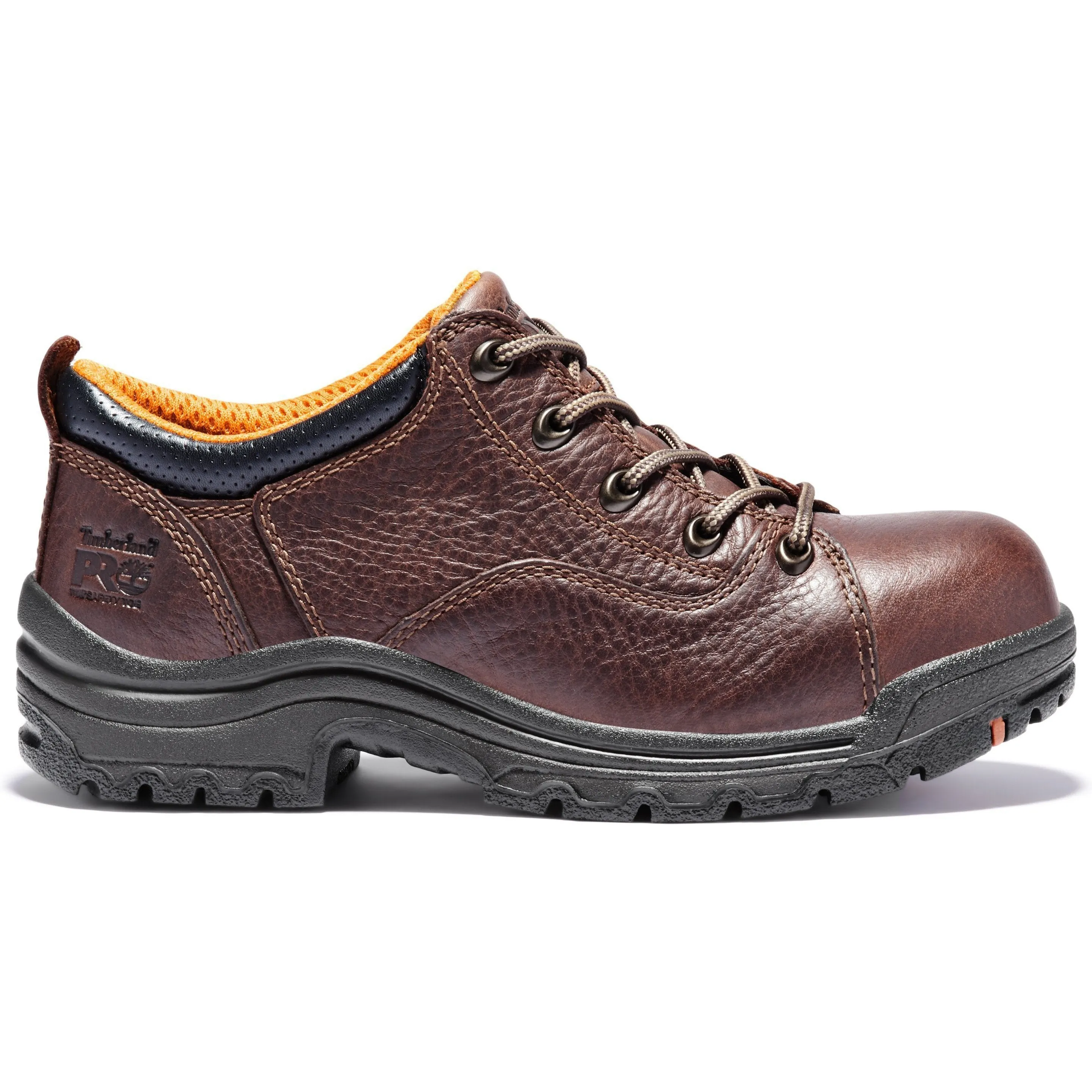 Timberland PRO Women's TITAN Alloy Toe Oxford Work Shoe - Brown - TB063189214
