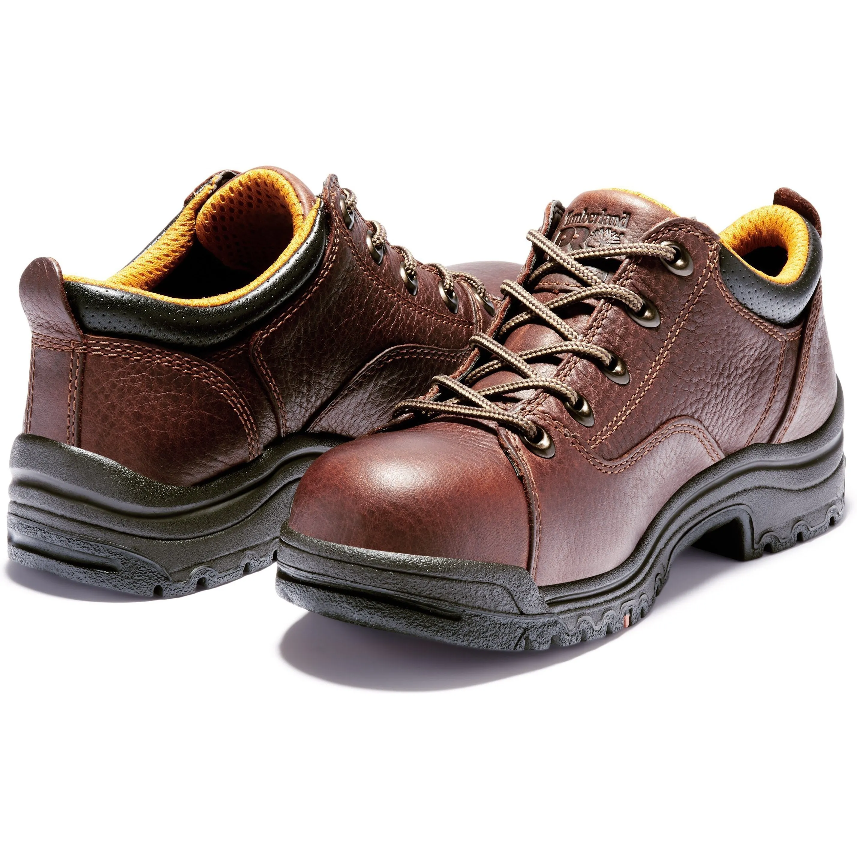 Timberland PRO Women's TITAN Alloy Toe Oxford Work Shoe - Brown - TB063189214