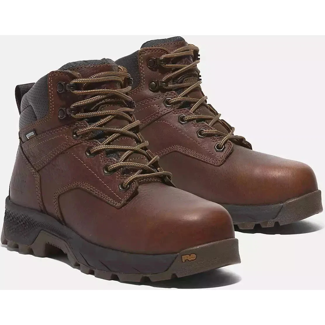Timberland Pro Women's Titan EV 6" Comp Toe WP Work Boot -Brown- TB0A66Q3EM4