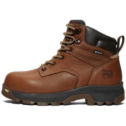 Timberland Pro Women's Titan EV 6" Comp Toe WP Work Boot- Brown- TB1A5P1A214