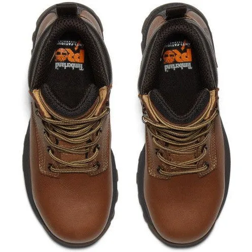 Timberland Pro Women's Titan EV 6" Comp Toe WP Work Boot- Brown- TB1A5P1A214