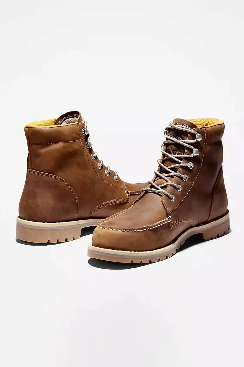 Timberland Redwood Falls Moc Toe Boots for Men in Brown | TB0A2EDRF13